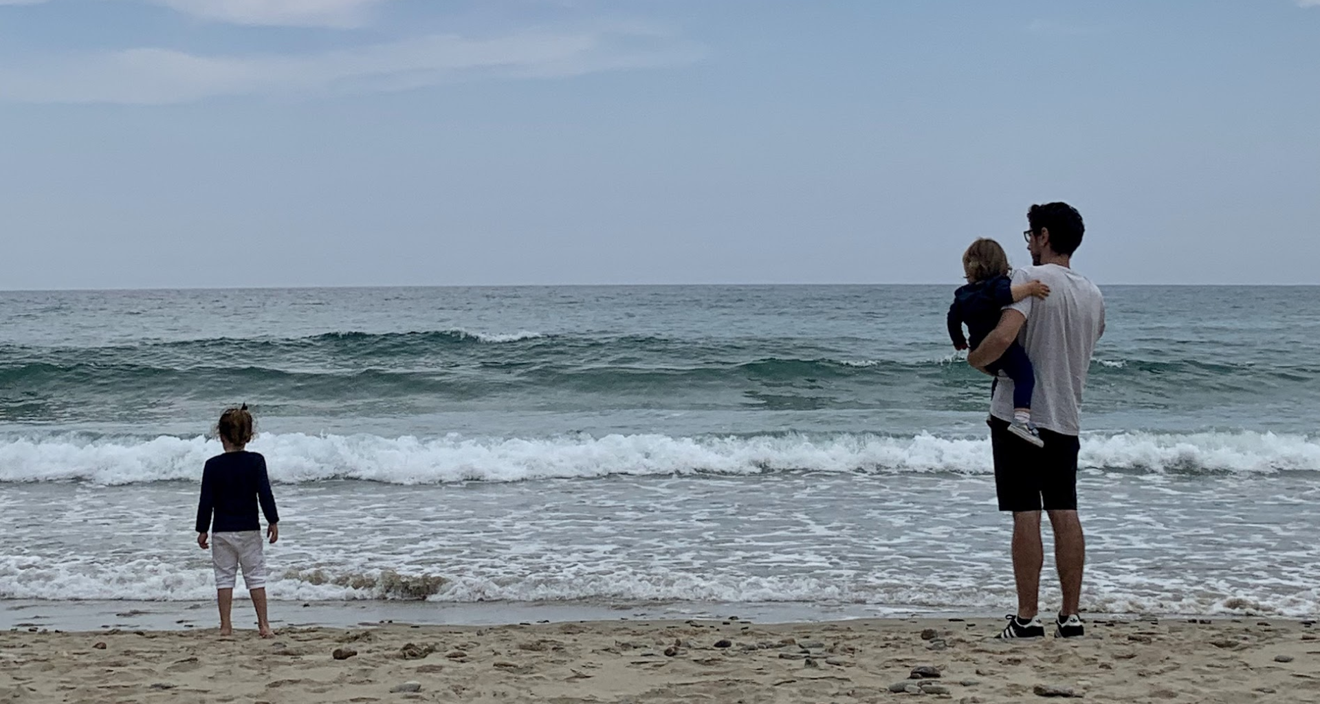 Family at the beach